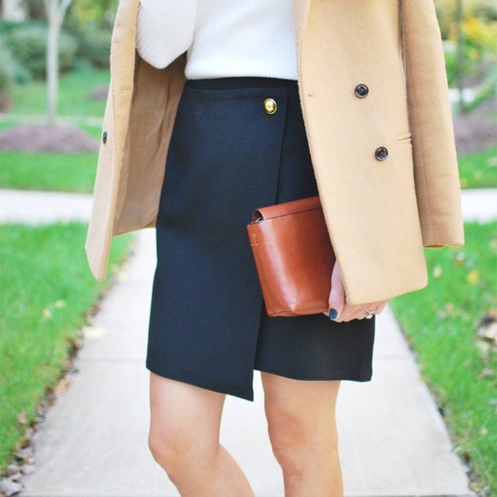 Adorable LOFT Asymmetrical Wrap Style Skirt